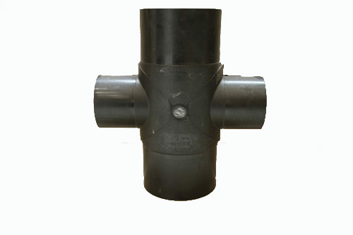 Four-way PE pipe fittings